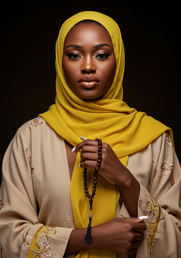 Muslim Women In Abaya 01